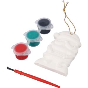 Weihnachtsmann zum Bemalen als Kundenpräsent